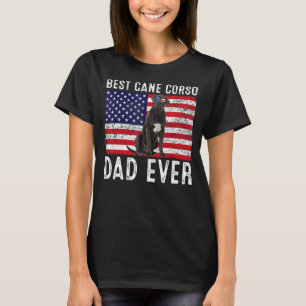 Camiseta Cane Corso Dad Usa Bandera Estadounidense Cane Cor