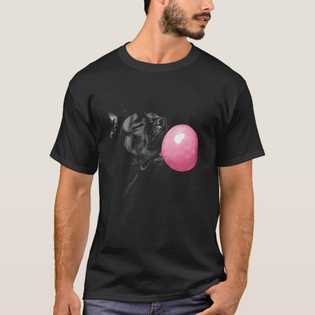Camiseta Cane Corso Dog Bubble Gum Pink (Anverso)