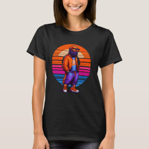 Camiseta Cane Corso Dog Moderno Estilo Urbano Sunset Retro