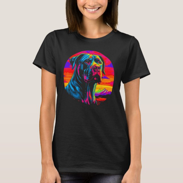 Camiseta Cane Corso Dog Sunset (Anverso)