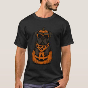 Camiseta Cane Corso Espeluznante Calabaza Amante Perros Hal