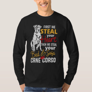 Camiseta Cane Corso Heart Bed Sofa Saying