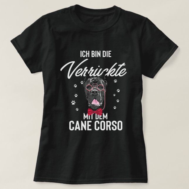 Camiseta Cane Corso Italiano Perro Mastiff Italiano 3 (Diseño del anverso)