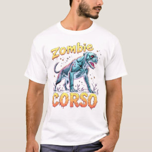 Camiseta Cane Corso Mastín Italiano Perro Zombie Halloween 