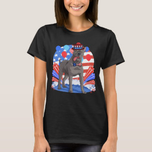 Camiseta Cane Corso Merica 4 de julio Bandera Americana Pat