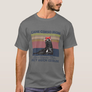 Camiseta Cane Corso Mom Bandana Match Día de la Madre Vinta