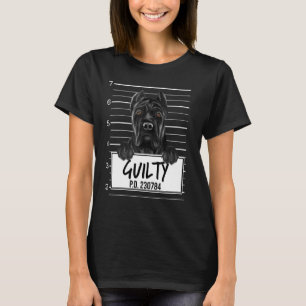 Camiseta Cane Corso Mugshot Guilty Dog