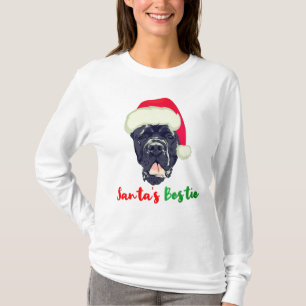 Camiseta Cane Corso Navidad Amigo de Santa Familia Pijama 