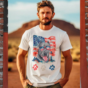 Camiseta Cane Corso Rojo Blanco Azul Divertido Perro 4 de J