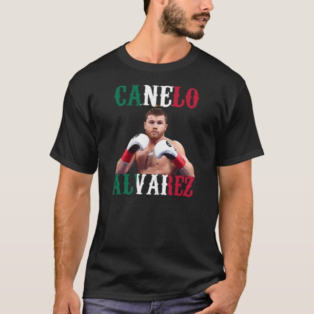 Camiseta Canelo Alvarez Bandera de México (Anverso)