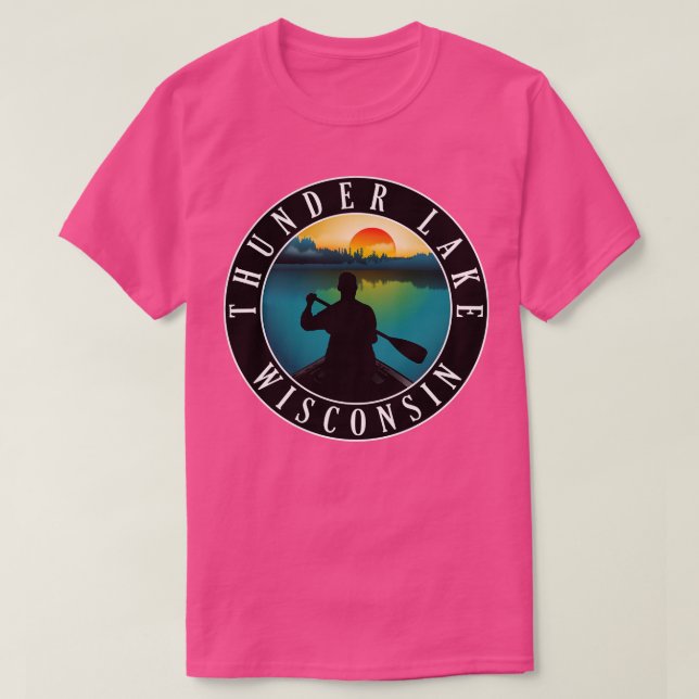 Camiseta Cañería en el lago Wisconsin (Diseño del anverso)