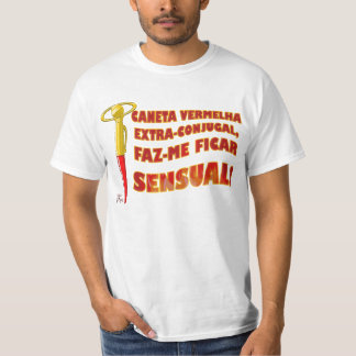 Camiseta Caneta Vermelha Extra-Conjugal