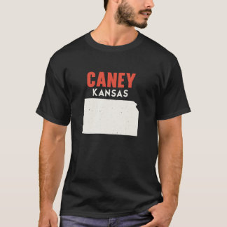 Camiseta Caney Kansas USA State America Travel Kansan