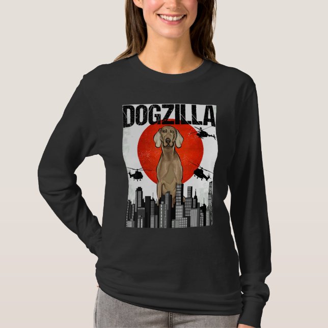 Camiseta Canezilla Dogzilla japonés Wei Marana (Anverso)