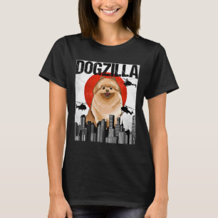 Camiseta Canezilla Dogzilla Pomerania japonesa
