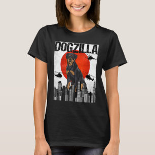 Camiseta Canezilla Dogzilla Rottweiler Japonés