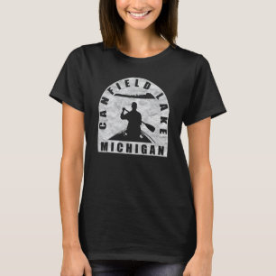 Camiseta Canfield Lake Canoeing Michigan
