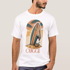 Camiseta Canggu Sunset Surf – Vibraciones de Playa Tropical