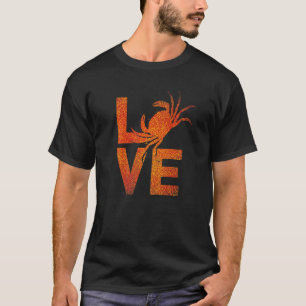 Camiseta Cangrejo Amor Cangrejeo Pesca Comiendo Bebiendo Re