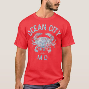 Camiseta Cangrejo azul de Ocean City Maryland Chesapeake