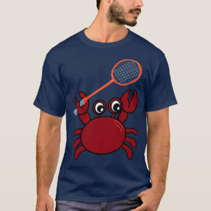 Camiseta Cangrejo Badminton Kawaiii T
