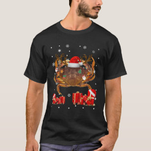 Camiseta Cangrejo cangrejo gracioso cangrejo de reno de San