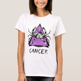 Camiseta cangrejo con estrella de cáncer