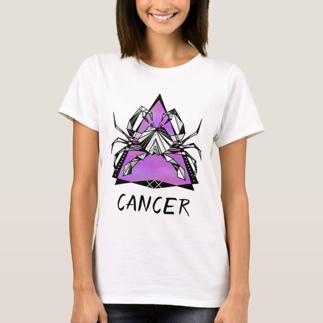 Camiseta cangrejo con estrella de cáncer (Anverso)