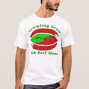 Camiseta Cangrejo de arrastre rojo y verde