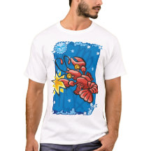 Cangrejo de cáncer en el cielo nocturno