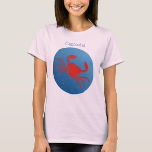 Camiseta Cangrejo de cáncer Zodiac Thunder_Cove
