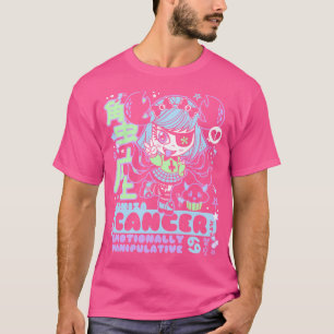 Camiseta Cangrejo de Cáncer Zodiaco de Kawaii - Pasta de Ya