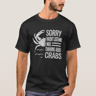 Camiseta cangrejo de cangrejo cangrejo de cangrejo de maris