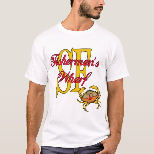 Camiseta Cangrejo de Fisherman's Wharf (Anverso)