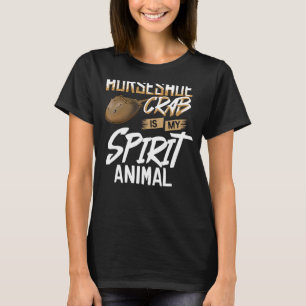 Camiseta Cangrejo de herradura Xiphosura Sangre Huevos Fósi
