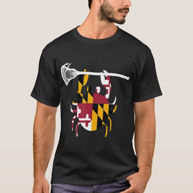 Camiseta Cangrejo de Maryland Lacrosse Boys Palo Hermana de (Anverso)