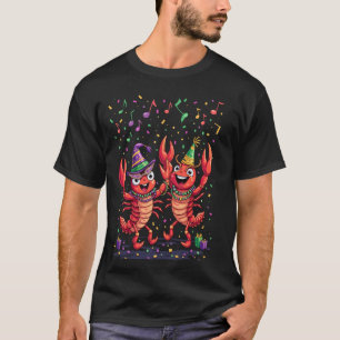 Camiseta Cangrejo de río de Mardi Gras