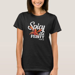 Camiseta Cangrejo de río picante y enérgico, hervor de cang