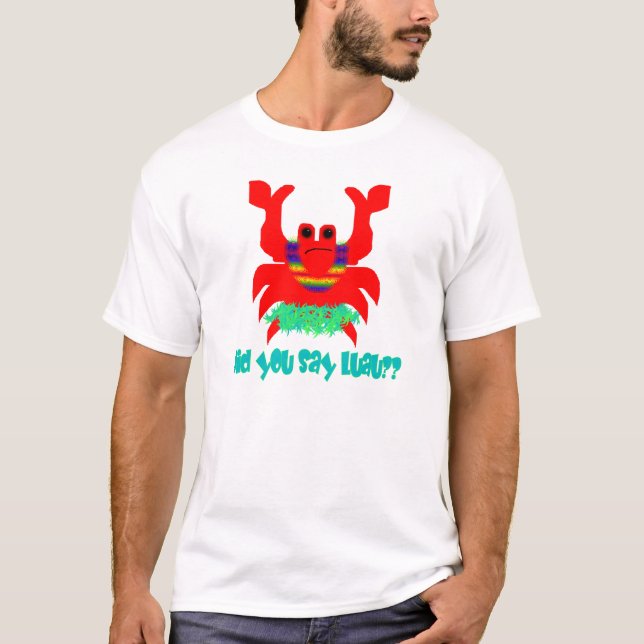 Camiseta cangrejo del luau (Anverso)