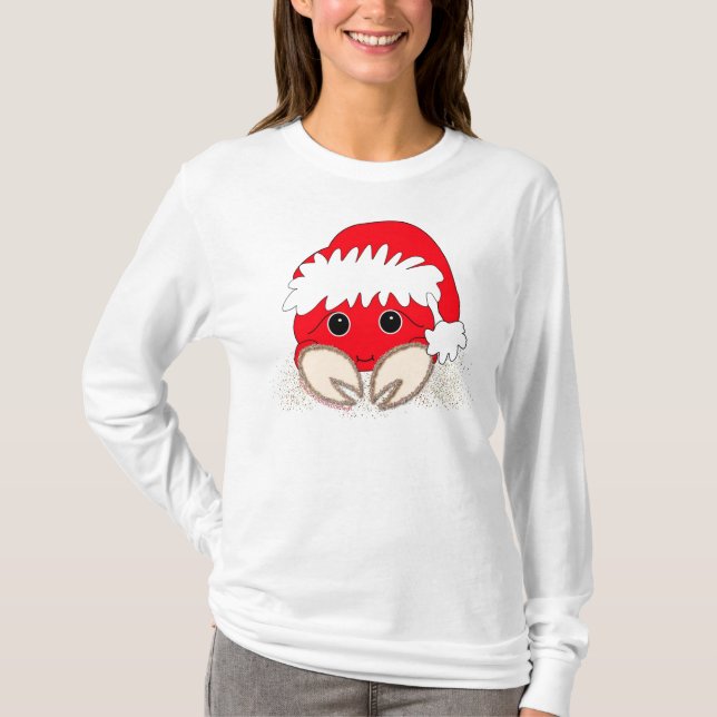 Camiseta Cangrejo del navidad (Anverso)