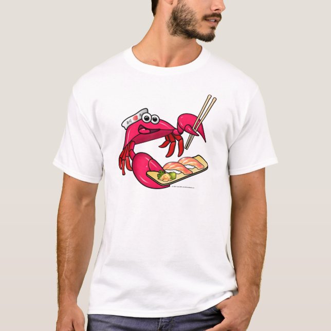 Camiseta Cangrejo del sushi (Anverso)