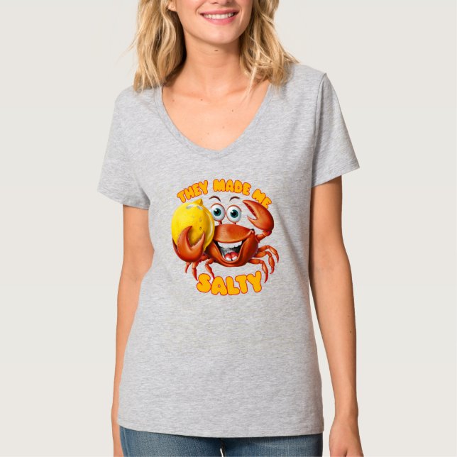 Camiseta Cangrejo divertido (Anverso)