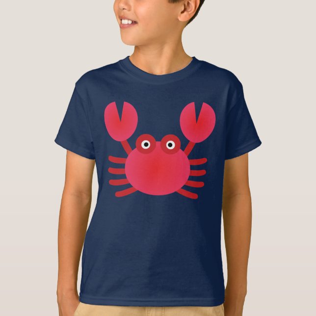 Camiseta Cangrejo divertido (Anverso)