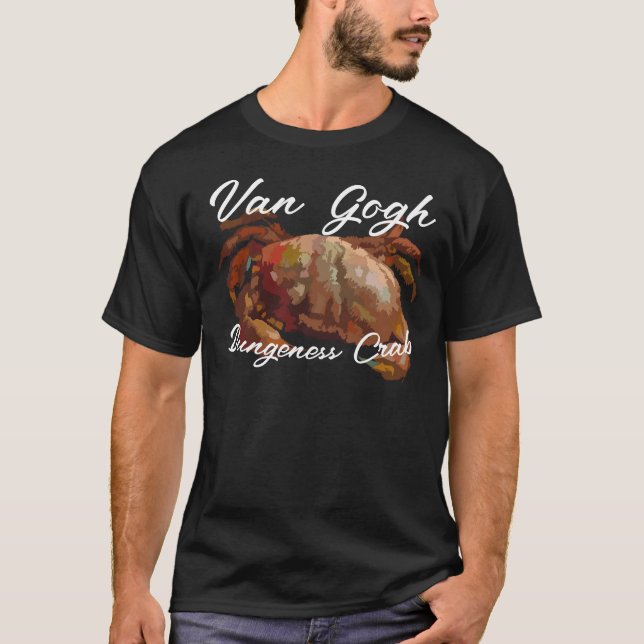 Camiseta Cangrejo Dungeness de Van Gogh 2032 2033 2034 2035 (Anverso)
