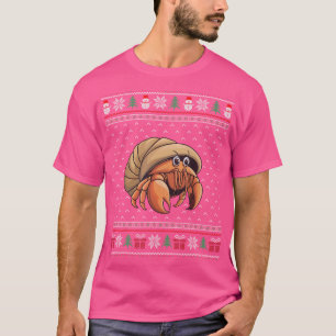 Camiseta Cangrejo ermitaño con sombrero de Santa Sombrero F