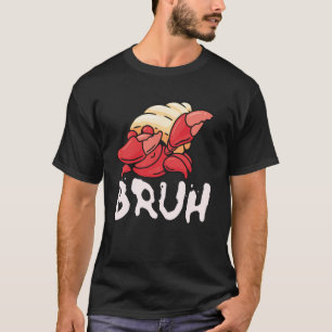 Camiseta Cangrejo ermitaño divertido haciendo dabbing, meme