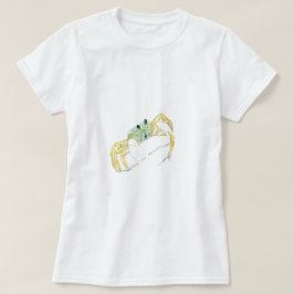 Camiseta Cangrejo Fantasma de Verde Claro a Amarillo