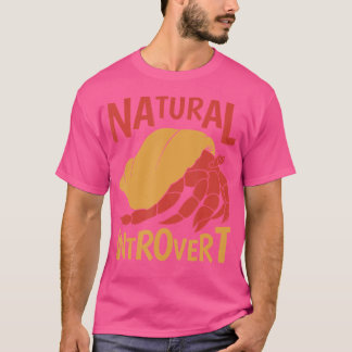 Camiseta Cangrejo hermista de introvertido natural