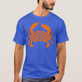 Camiseta Cangrejo Mandala Resumen Arte Gracioso Crabbing Fi
