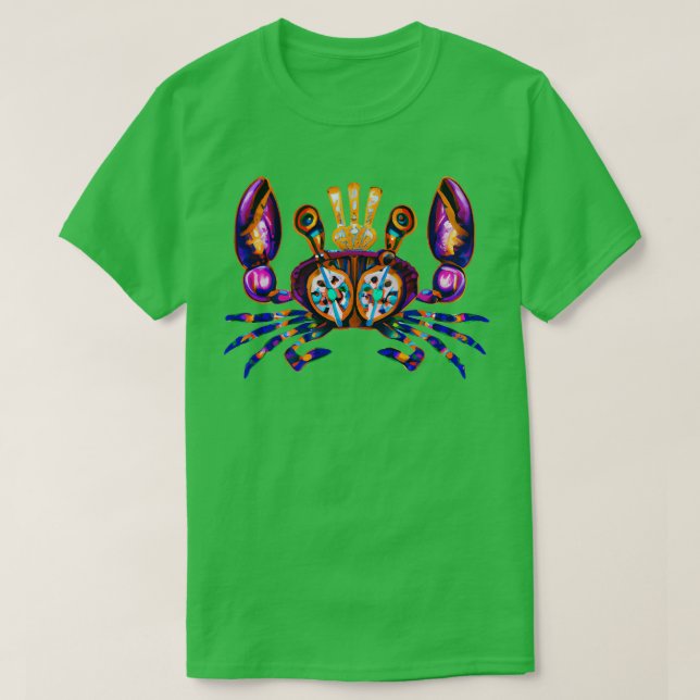 Camiseta Cangrejo Mardi Gras 2 TShirt (Diseño del anverso)